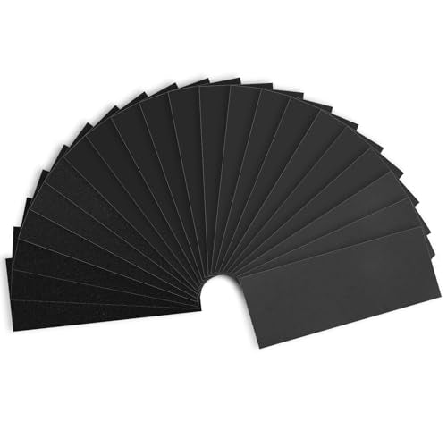 Sandpaper Assortment, Wet Dry Sand Paper 9 x 3.6 Inch - size: 9 x 3-2/3 Inch, style: Mix Grit-21Sheets