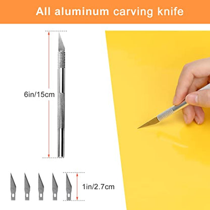 Luxiv 5 Pcs Car Window Tint Application Tool Kit, Film Squeegees Scrapers