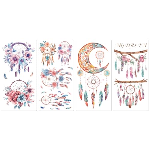 Peacoblue Dreamcatcher Rub On Transfers for Furniture Craft 6"x12" - style: Dreamcatcher