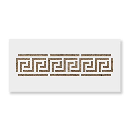 Greek Key Stencil - Furniture Stencil Border, Pattern - size: 48"x22"