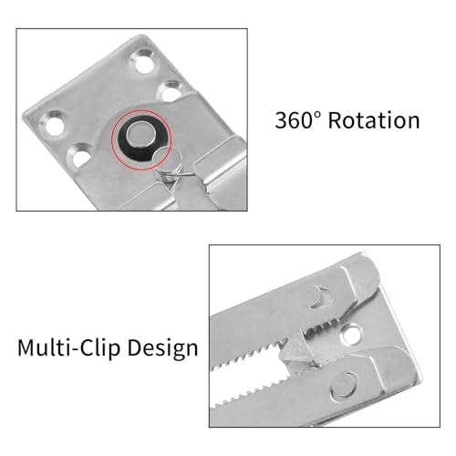HOWDIA Sectional Couch Connectors, 175mm Sectional Couch Clips Adjustable Sofa Connectors, Keep Your Sectional Sofa Together, Heavy Duty Alligator Clamps Joint Clip for Modular Couch Furniture 2 Pcs - size: 175 MM