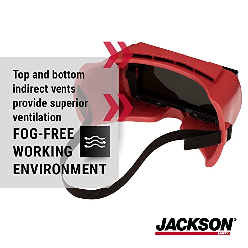 Jackson Safety WS Series Retro Safety Goggles - color: Iruv Shade 5, size: One Size, style: Fixed