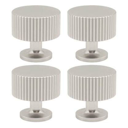 4 Pack Brushed Nickel Cabinet Knobs Dresser Kitchen Drawer Knobs - color: Brushed Nickel, size: 4 Pack