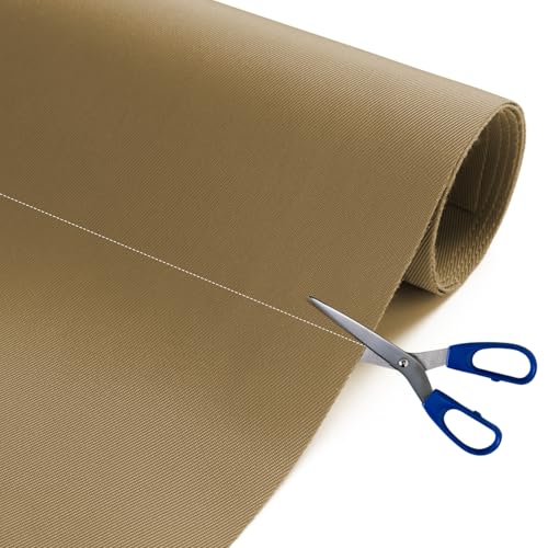 Waterproof Nylon Fabric 420D Twill Fabric by the Yard 58x36 Inch Khaki - color: Khaki, size: Pre Cut 1 Yard
