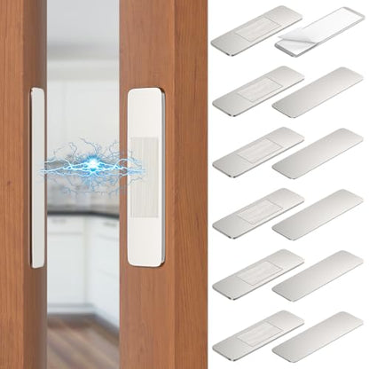 Jiayi 6 Pack Magnetic Door Catch Adhesive Cabinet Door Magnets for Closure