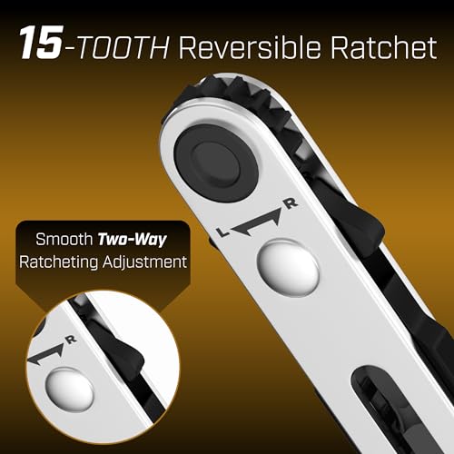 Bates- Mini Ratchet Wrench, 1/4" Magnetic 90 Degree Screwdriver, Black, Low Profile Right Angle Screwdriver for Tight Spaces (Pack of 2) - color: Black, size: 1 pcs (Pack of 2)