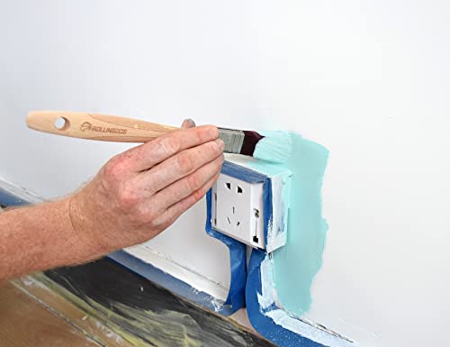 ROLLINGDOG 3pcs Paint Brush Set for Wall & Trim (1", 2", 3") - color: 3pc Multi Size