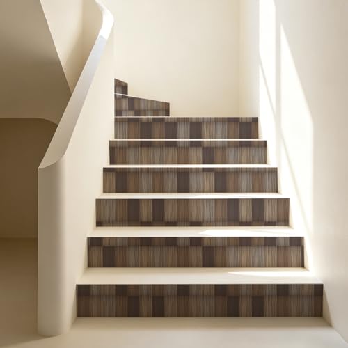 Chunlei Peel and Stick Wallpaper, Brown Grey Plaid Wood Grain Pattern, 236in x 17.7in, Waterproof Vinyl, Removable Reusable, Eco-Friendly, for Bedroom Living Room Rental Apartment - color: Beige02, size: 17.7" x 236.2"