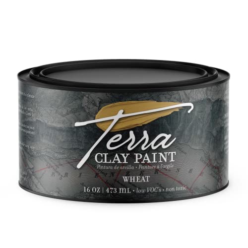 Dixie Belle Paint Company Terra Clay Paint - Wheat (16oz) - color: Wheat, size: 16 Fl Oz (Pack of 1)