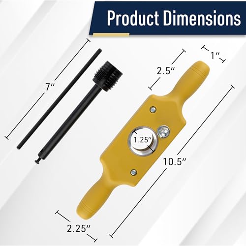Kings County Tools Jig Dowel Thread Tap and Die Set, 1-1/4 Inch - size: 1-1/4 In.