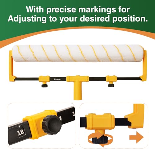Voomey 18" Paint Roller kit，9 Piece 18 inch Paint Roller - size: 18" Paint Roller Kit