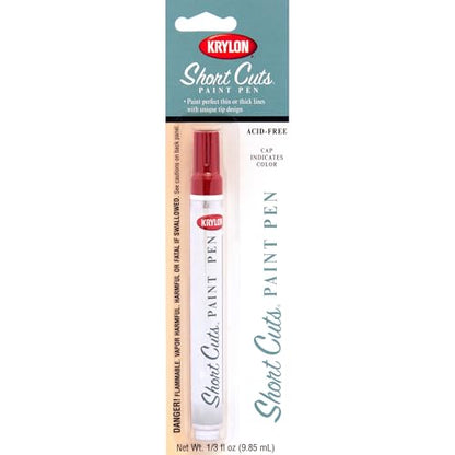 Krylon Short Cuts 1/3 Fl Oz Red Pepper Gloss Paint Pen - 1 Each - color: Red Pepper, style: Gloss