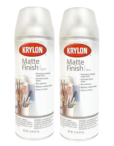 Krylon® Matte Finish 11 oz. Spray - Provides Permanent Surface Protection (Pkg/4)