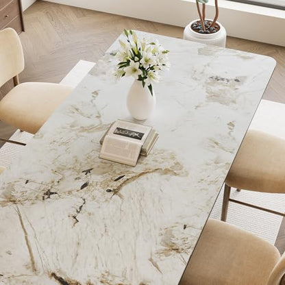 VaryPaper 15.7"x78.7" Beige Brown Marble Contact Paper Kitchen Countertop Peel and Stick Waterproof Marble Vinyl Wrap for Cabinets Table Removable Self Adhesive Granite Wall Paper for Bathroom Bedroom