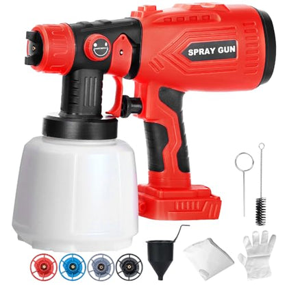 HVLP Paint Sprayer Compatible with Milwaukee 18V Battery (Tool Only)