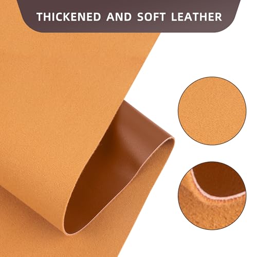 Vinyl Faux Leather Upholstery Fabric,Smooth Surface Solid,Marine Vinyl Faux Leather Sheets,Durable,Replacement Renovate for Upholstery Muscle Car,Furniture,Sofa. (Light Brown,1 Yard) - color: Light Brown