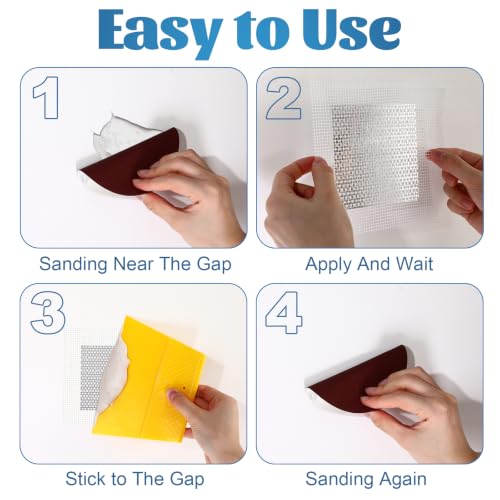Blulu 43 Pcs 4 Inch Drywall Repair Patch Kit - size: 4 Inch