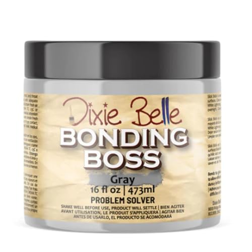 Dixie Belle Paint Company Bonding BOSS Paint Primer - Gray (16oz) - color: Gray, size: 16 Fl Oz (Pack of 1)