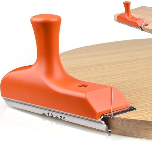 Edge Banding Trimmer with Stainless Blades & Ergonomic Grip,3 in 1 Veneer Edge Band Trimmer Suitable for Processing Straight Edges, Curved Edges, and Chamfers on Wood, PVC, and ABS