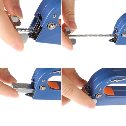 Heavy Duty Staple Gun 3 in 1 Upholstery Staple Guns with Tail Remover 1200 Staples Fabric Stapler Gun for Wood Crafts DIY Decoration