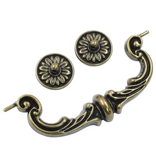 Biaungdo 8 Pcs 6 Inch Zinc Alloy Vintage Drop-Down Bail Pull Handles