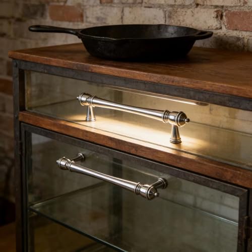 khtumeware 10 Pack 3-1/2 inch(89mm) Hole Center Virbant Polished Chrome Cabinet Pulls Heavy-Duty Solid Cabinet Hardware Drawer Pulls Hardware Suitable for Kitchens bathrooms and Dressing Tables - color: Polished Chrome, size: 3-1/2inch(89mm) hole center