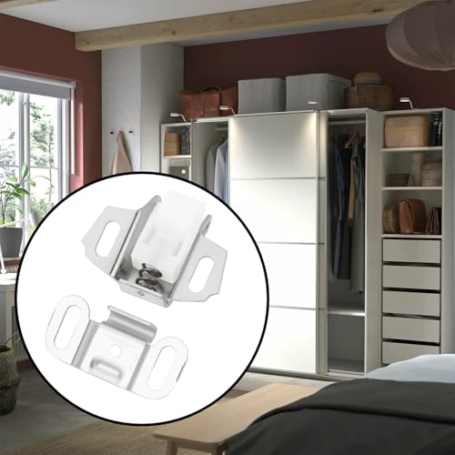 5pcs Single Roller Catch with Screws for Overlay Cabinet Door