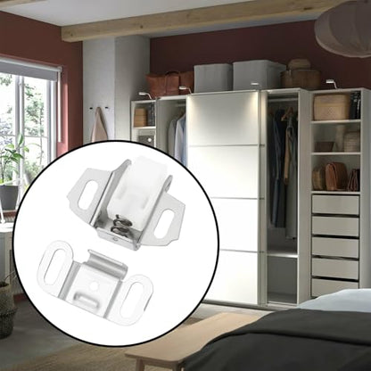 5pcs Single Roller Catch with Screws for Overlay Cabinet Door