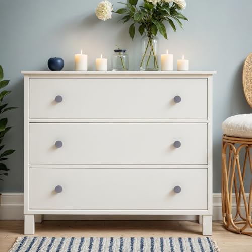 Ravinte Cabinet Knobs, 10 Pack Grey Dresser Drawer Pulls, 1-1/5 Inch - color: Gray