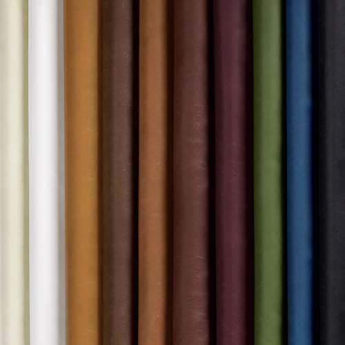 54" Marine Vinyl Upholstery Faux Leather Fabric by The Yard Waterproof - color: Brown, size: Pre-cut 1 Yard 54"x36"