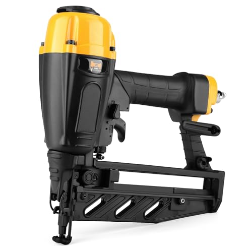 HBT HBT64P 16 Gauge Finish Nailer with Magnesium Housing, Straight Finish Nail Gun with Carrying Case, for 1-Inch up to 2-1/2-Inch Finish Nails