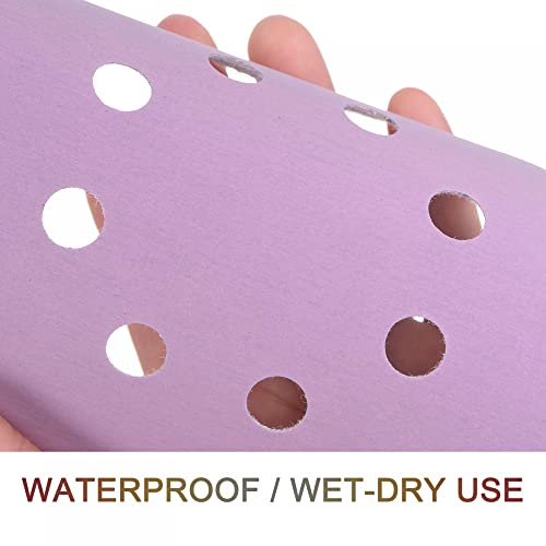 uxcell 15Pcs 5-Inch Purple Sanding Discs 5000 Grits 8 Hole Hook and Loop Professional Aluminum Oxide Sand Paper Wet Dry Polish for Wood Metal Paint Finish - style: 5000 Grit