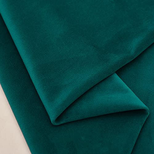TinaKim Cat Proof Upholstery Fabric, Velvet Material, for Replacement Seat Chair Couch Covers DIY (Dark Green, 10 Yards) - color: Dark Green, size: 10 yard pre cut