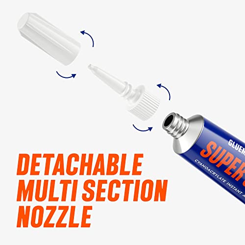 Professional Grade Cyanoacrylate (CA) Super Glue by Glue Masters with Variable Viscosity Adhesive for Plastic, Wood & DIY Crafts (20GR Gel) - style: 20GR GEL