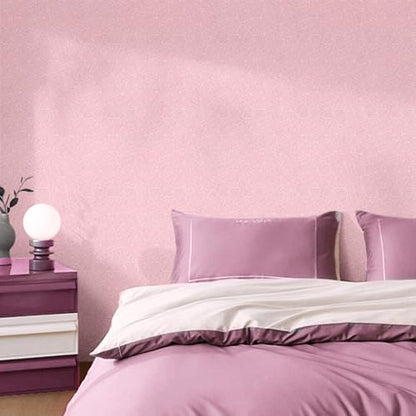 Pink Wallpaper Embossed Silk Self Adhesive Peel and Stick Contact Paper - color: Pink, size: 15.7" x 118"
