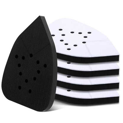 5 Pack 12 Hole Mouse Sander Interface Pad Compatible with Black Decker
