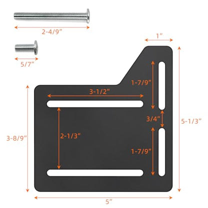 Full to Queen Conversion Kit, 2 PCS Headboard Brackets for Metal Bed Frame