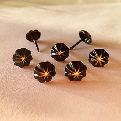 Maozaa 300Pcs 7/16" Upholstery Tacks for Furniture, Decorative Tacks - size: 300 PCS - Round Head