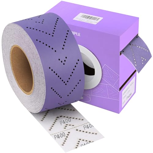 Purple Ceramic Sandpaper Roll 400 Grit 2-3/4" x 13 Yard - style: 400 Grit