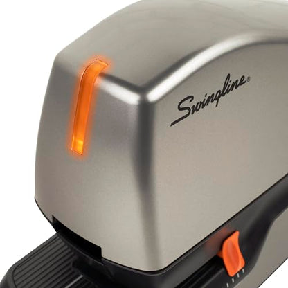 Swingline Electric Stapler, 60 Sheet Capacity, Optima 60, Jam Free, Auto or Manual, Black and Silver (48210) - size: 60 Sheet, style: Full Strip (Pack of 1)