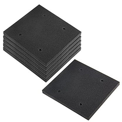 6 Pack Black Foam Sander Pad Replacement