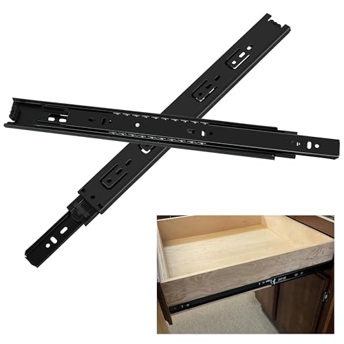 Drawer Slides Cabinet Slides 3-Section Full Extension Ball Bearing