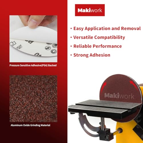 Sanding Belts & PSA Sanding Discs Set - 10 Pack 4x36 Inch Aluminum Oxide Belts (80/120/150/240/400 Grit) and 18 Pack 6-Inch Self-Adhesive Discs (80/100/120/180/240/400 Grit) for Wood, Metal Polishing - style: 4x36 in belts + 6 in PSA discs