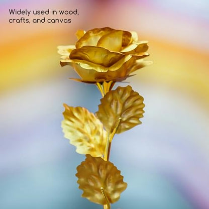 MEEDEN Metallic Gold Acrylic Paint: 1L /33.8oz Gold Paint Gloss Finish - color: Gold, size: 33.8 Fl Oz (Pack of 1)