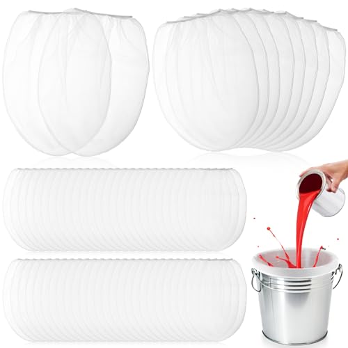 60 Pcs Paint Strainer Bags, 5 Gallon Fine Mesh Filter Bag
