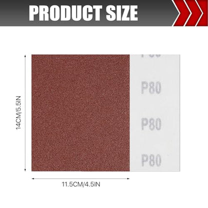 120 Pcs 1/4 Sheet Sandpaper, Assorted 60 80 120 150 180 240 400 600 Grit Sand Paper, Sandpaper Assortment with Hook & Loop Backing for Wood Wood Automotive Palm Sanders Wet Dry Sanding