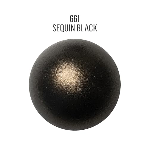 FolkArt Acrylic Metallic Paint, 2 Fl Oz (Pack of 1), Sequin Black - color: Sequin Black, size: 2 Fl Oz (Pack of 1)