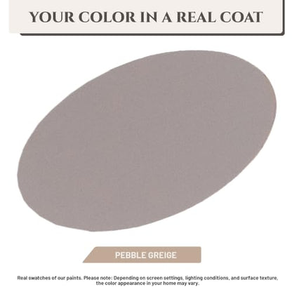 LM Furniture Paint 16,91 fl oz - Pebble Greige - - color: Pebble Greige, size: 16.91 Fl Oz (Pack of 1)