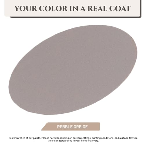 LM Furniture Paint 16,91 fl oz - Pebble Greige - - color: Pebble Greige, size: 16.91 Fl Oz (Pack of 1)