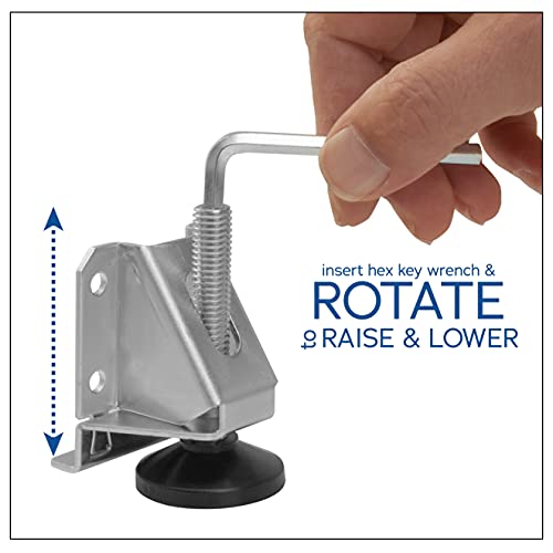 Heavy Duty Adjustable Leveling Feet Ideal for Desks and Tables